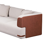 Трехместный диван Richmond с кожаной отделкой варинант исполнения - 6 | Loft Concept в Брянске