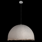 Подвесной светильник в форме купола белого цвета с ажурной бахромой Tactile Line варинант исполнения - 3 | Loft Concept в Брянске