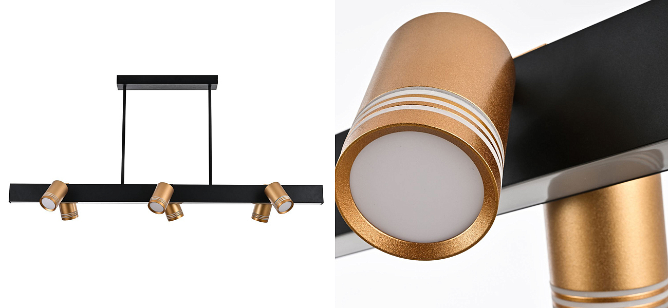 Люстра 6 спотов+LED подсветка Neoteric Люстра 6 спотов+LED подсветка Neoteric - Loft-Concept в Брянске