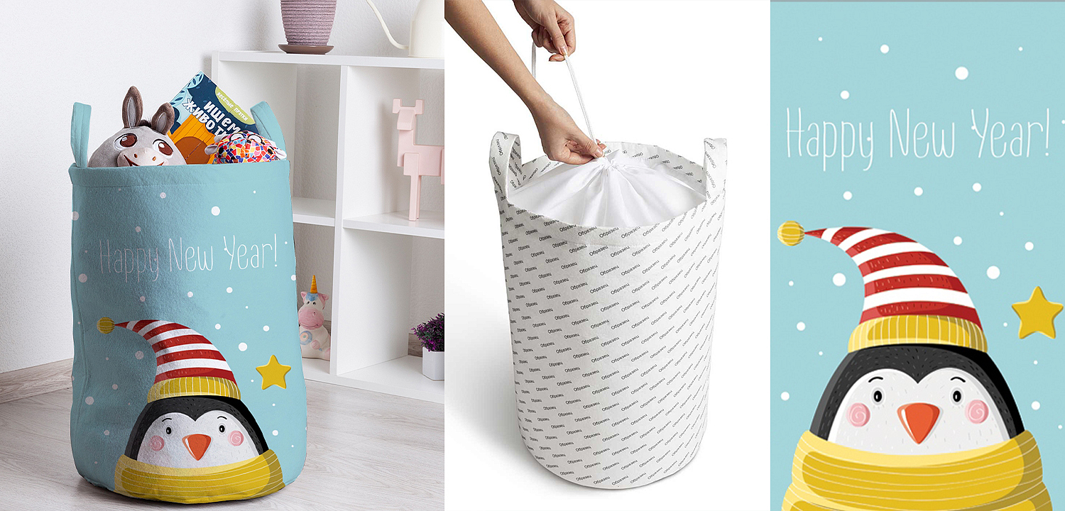 Корзина Christmas Penguin Basket Корзина Christmas Penguin Basket - Loft-Concept в Брянске