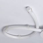 Люстра белого цвета с тремя изогнутыми светодиоидными плафонами Luke Lampco Tracer Lamp варинант исполнения - 8 | Loft Concept в Брянске