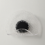 Бра из текстурированного прозрачного стекла с изогнутым краем Textured Glass  варинант исполнения - 4 | Loft Concept в Брянске