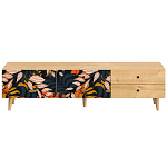 Длинная ТВ-тумба с принтом на ящиках Elise TV Stand варинант исполнения - 10 | Loft Concept в Брянске