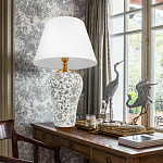 Настольная лампа с цветочной росписью Lamp Flower Painting варинант исполнения - 5 | Loft Concept в Брянске