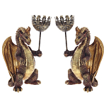 Подсвечник в виде дракона Dragon candlestick L or R варинант исполнения - 2 | Loft Concept в Брянске