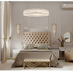 Бра с каскадом из прозрачного хрусталя и корпусом золотого цвета Constant Sparks варинант исполнения - 6 | Loft Concept в Брянске