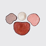 Сет из 4-х тарелок «QARTZITE» варинант исполнения - 1 | Loft Concept в Брянске