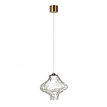 Подвесной светильник с плафоном из фактурного прозрачного стекла Light Ensemble варинант исполнения - 8 | Loft Concept в Брянске