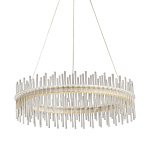 Люстра круглая с прозрачными стеклянными трубками 51 см Nembus варинант исполнения - 1 | Loft Concept в Брянске