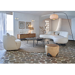 ТВ-тумба из массива тика Busto TV Stand варинант исполнения - 8 | Loft Concept в Брянске