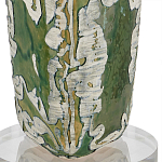 Настольная лампа керамическая с кремовым абажуром Scenic Column варинант исполнения - 2 | Loft Concept в Брянске