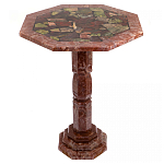 Кофейный стол из натуральных камней Лемезит и Яшма Natural Stone Tables варинант исполнения - 5 | Loft Concept в Брянске