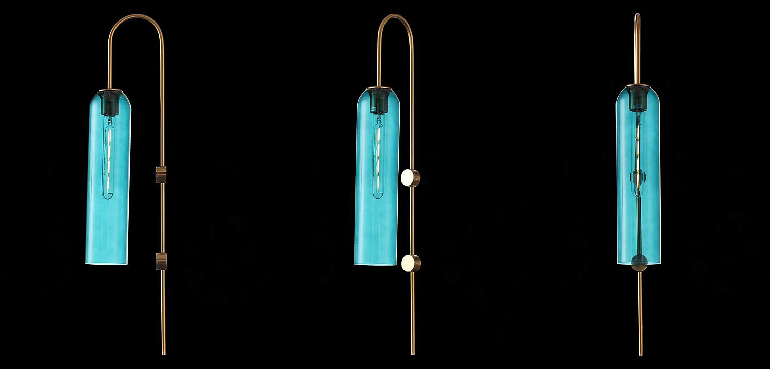 Бра ARTICOLO float Wall Sconce Blue Бра ARTICOLO float Wall Sconce Blue - Loft-Concept в Брянске