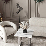 Кресло дизайнерское для лаунж зоны жемчужного цвета Pearl Lounge варинант исполнения - 2 | Loft Concept в Брянске