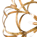 Люстра круглая в виде объёмного цветка Golden Flower Sphere варинант исполнения - 1 | Loft Concept в Брянске