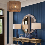 Настольная лампа с корпусом из цветков колокольчика Cascade of Blue Flowers варинант исполнения - 3 | Loft Concept в Брянске