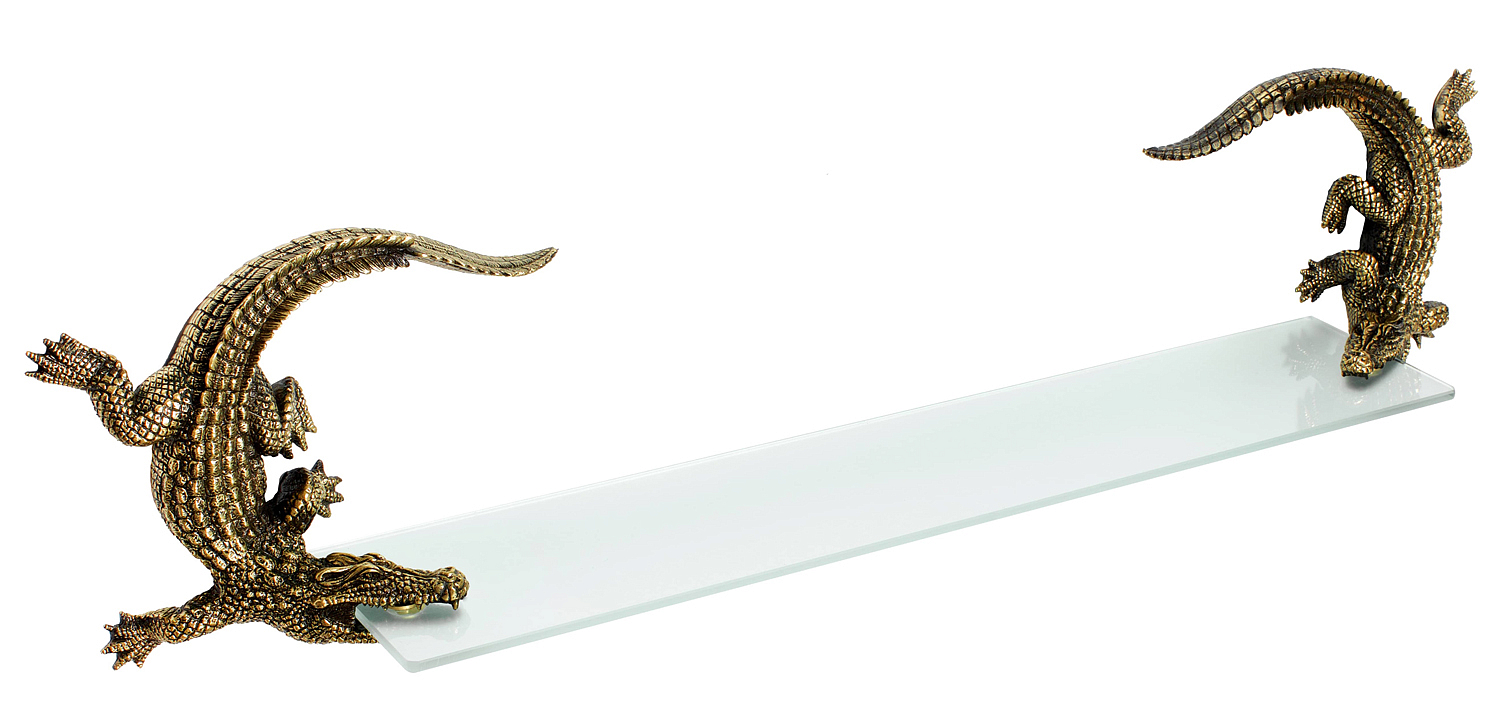Полка для ванной Bronze Crocodiles Полка для ванной Bronze Crocodiles - Loft-Concept в Брянске