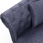 Мебельная ткань Шенилл синий цвет 138 см T4-33 варинант исполнения - 7 | Loft Concept в Брянске