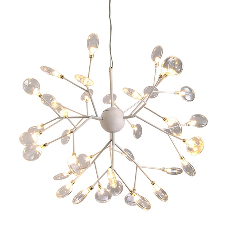 Люстра Jenell Lamp Белый Прозрачный Люстра Jenell Lamp Белый Прозрачный в Брянске | Loft Concept