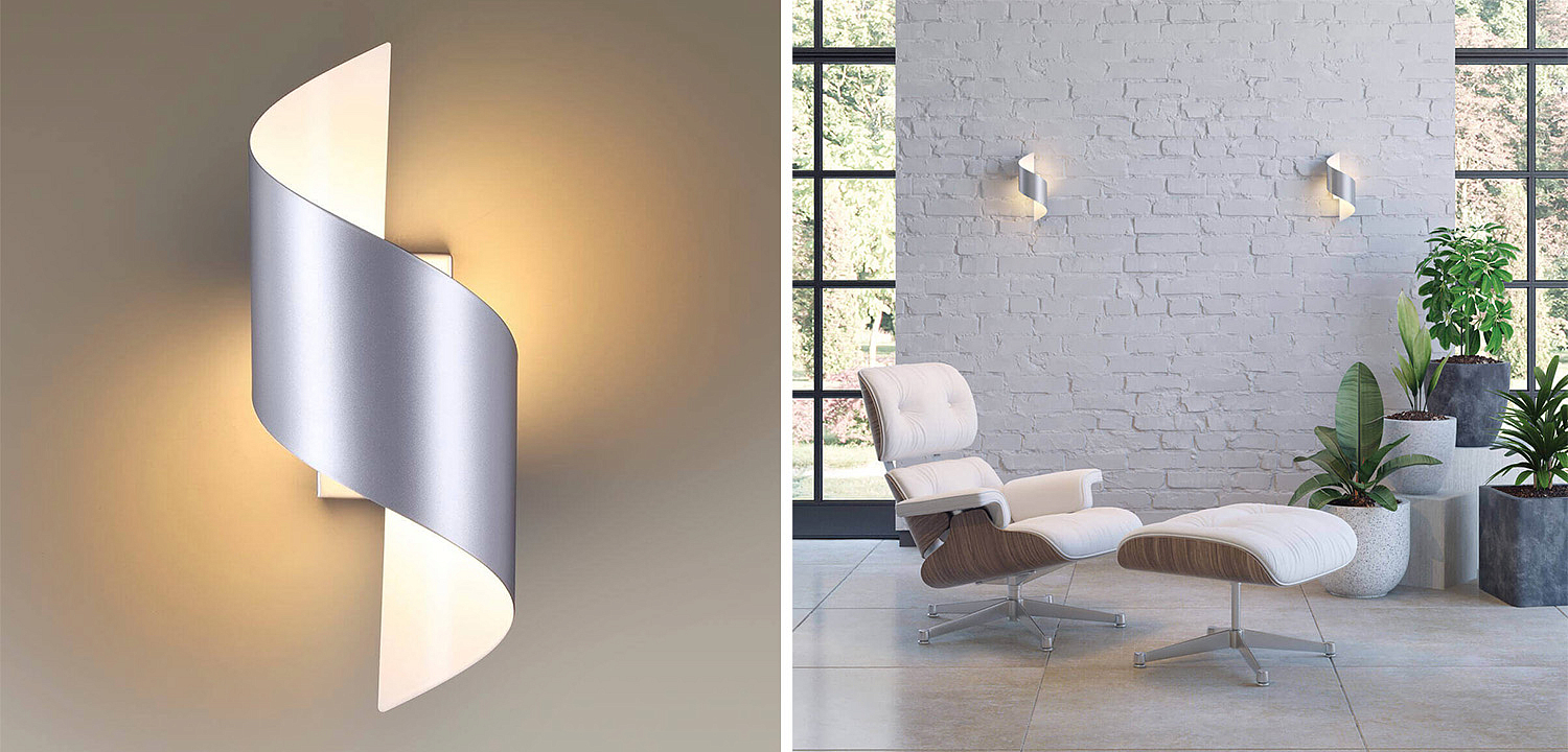 Бра Silver Locken Wall Lamp Бра Silver Locken Wall Lamp - Loft-Concept в Брянске