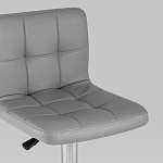 Барный стул с сиденьем серого цвета Honory варинант исполнения - 7 | Loft Concept в Брянске