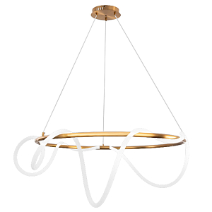 Светодиодная Люстра Knot Lihgt Латунь