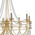 Люстра с декором из прозрачных бусин Glowing Crystals варинант исполнения - 1 | Loft Concept в Брянске