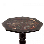 Кофейный стол из натуральных камней Змеевик и Яшма Natural Stone Tables варинант исполнения - 12 | Loft Concept в Брянске