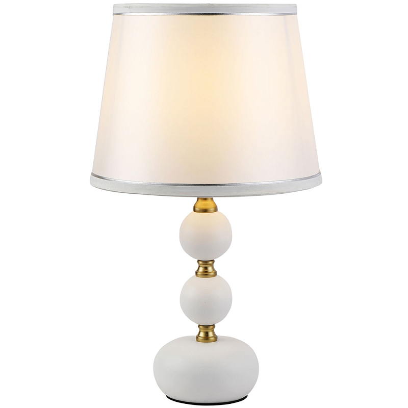 Настольная лампа с абажуром Altera Lampshade White Gold Table Lamp Белый Золотой Настольная лампа с абажуром Altera Lampshade White Gold Table Lamp Белый Золотой в Брянске | Loft Concept