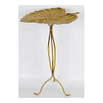 Столик приставной с столешницей Тропический лист Tropical Forest gold варинант исполнения - 2 | Loft Concept в Брянске