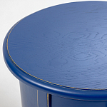 Синяя тумба на фигурных ножках Shelby варинант исполнения - 4 | Loft Concept в Брянске