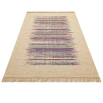 Ковер с геометрическим узором из комбинированного состава Full rhythm варинант исполнения - 3 | Loft Concept в Брянске