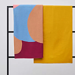 Плед из хлопка с абстрактным принтом Elysian Flow Ember варинант исполнения - 7 | Loft Concept в Брянске