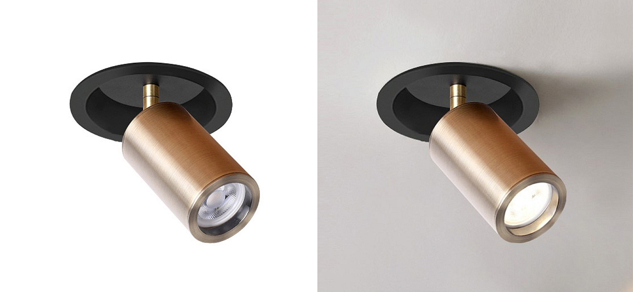 Встраиваемый поворотный спот Modern Spot Brass Встраиваемый поворотный спот Modern Spot Brass - Loft-Concept в Брянске
