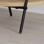 Стол приставной с 2-мя круглыми столешницами из дерева ESSEL OAK варинант исполнения - 2 | Loft Concept в Брянске