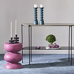 Подсвечник фигурный голубой Bright Accent 33 см варинант исполнения - 3 | Loft Concept в Брянске