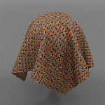 Мебельная ткань Шенилл терракотовый цвет 142 см T4-58 варинант исполнения - 10 | Loft Concept в Брянске