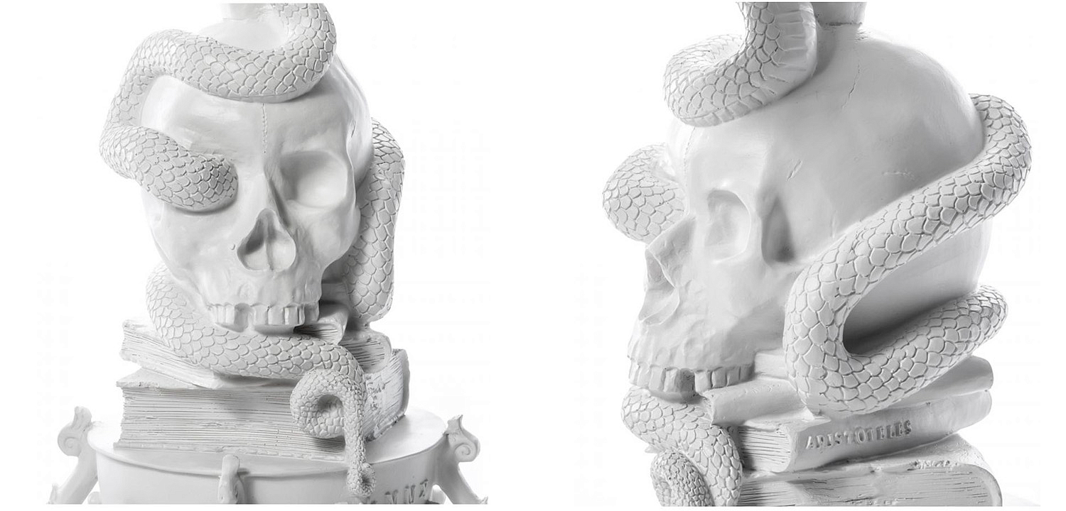 Подсвечник Seletti Giant Burlesque Skull White Подсвечник Seletti Giant Burlesque Skull White - Loft-Concept в Брянске