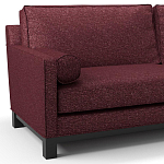 Мебельная ткань Шенилл бордовый цвет 138 см T4-38 варинант исполнения - 6 | Loft Concept в Брянске