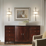 Бра вертикальное с белым полукруглым плафоном и длинным стержнем S Kichler варинант исполнения - 15 | Loft Concept в Брянске