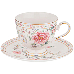 Чайный сервиз из фарфора на 6 персон 14 предметов Flower Porcelain Collection варинант исполнения - 2 | Loft Concept в Брянске