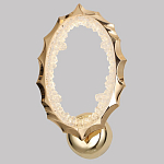 Бра овальное светодиодное с золотистым каркасом Ring of Fire варинант исполнения - 1 | Loft Concept в Брянске