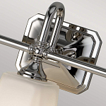 Бра для ванных комнат с квадратными матовыми плафонами на основании цвета хром Feiss варинант исполнения - 7 | Loft Concept в Брянске