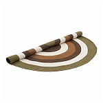 Ковер круглый из хлопка с контрастным узором Bullseye 150 варинант исполнения - 2 | Loft Concept в Брянске