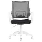 Офисное кресло с основанием из белого пластика Desk chairs Black варинант исполнения - 2 | Loft Concept в Брянске