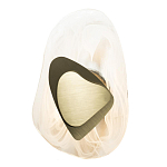 Бра овальное из стекла с золотым элементом Flow Texture  варинант исполнения - 4 | Loft Concept в Брянске