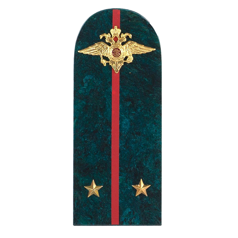 Сувенир Погон МВД из натурального камня змеевик Souvenir Epaulets Змеевик Красный Золотой Сувенир Погон МВД из натурального камня змеевик Souvenir Epaulets Змеевик Красный Золотой в Брянске | Loft Concept