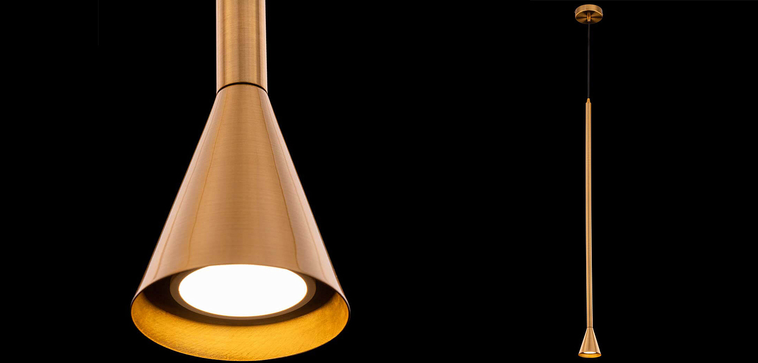 Подвесной светильник Austere gold Подвесной светильник Austere gold - Loft-Concept в Брянске