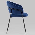 Стул в велюре синего цвета Horizon варинант исполнения - 2 | Loft Concept в Брянске