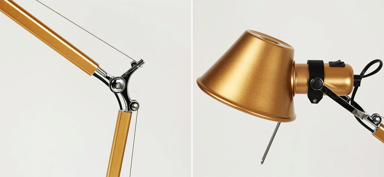 Настольная лампа золотого цвета Artemide Настольная лампа золотого цвета Artemide - Loft-Concept в Брянске